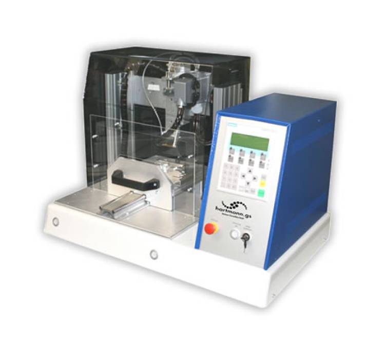 Bügellötsystem mit Schiebetisch in Desktop-Ausführung